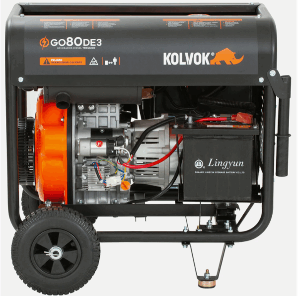 Generador Eléctrico diesel Trifásico 8.1kVA KOLVOK GO80DE3 - Imagen 2