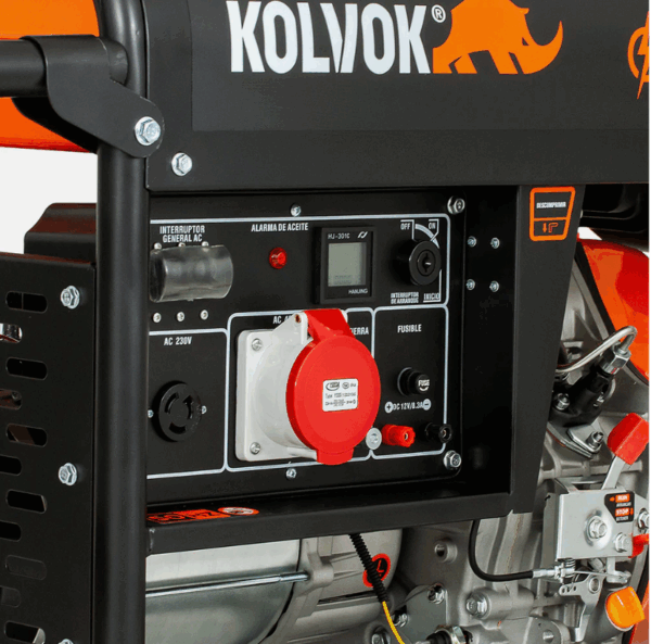 Generador Eléctrico diesel Trifásico 8.1kVA KOLVOK GO80DE3 - Imagen 6