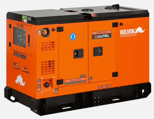 Generador Eléctrico Diesel 12kVA KOLVOK GSS14D