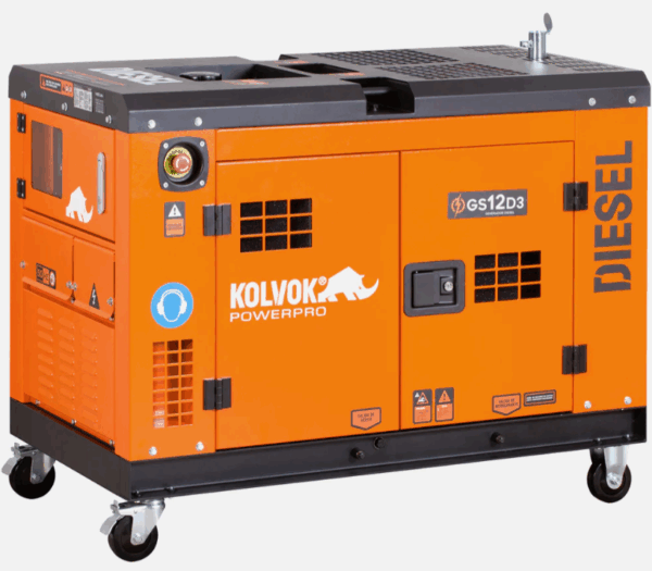 Generador Eléctrico Diesel Trifásico 12kVA KOLVOK GS12D3