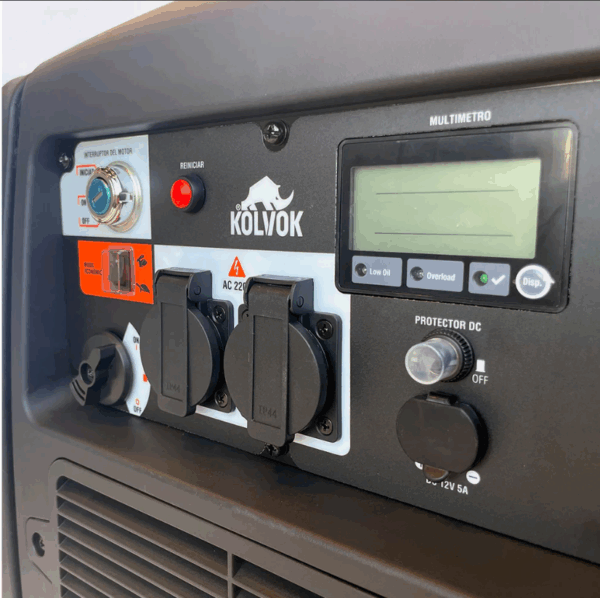Generador Eléctrico Gasolina Inverter 3.2kVA KOLVOK IG3200XT - Imagen 2