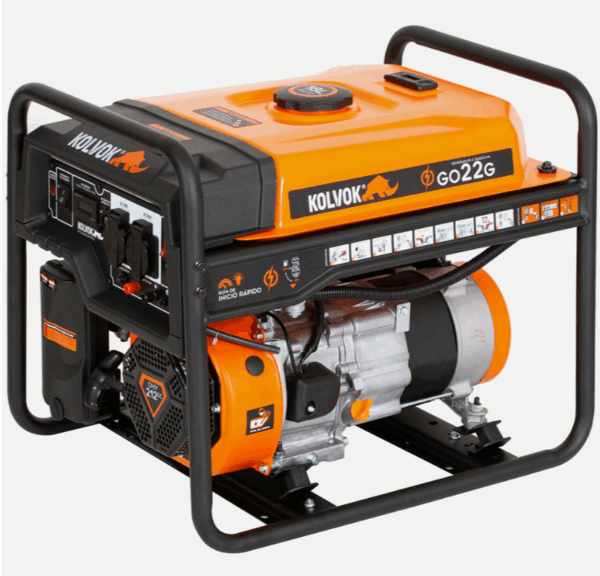 Generador Eléctrico Gasolina 2.2kVA KOLVOK GO22G