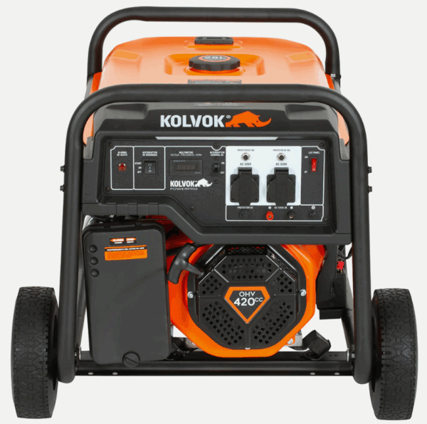 Generador Eléctrico Gasolina 5.5kVA KOLVOK GO55GE - Imagen 3