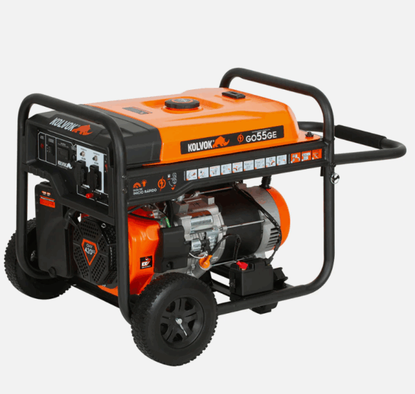 Generador Eléctrico Gasolina 5.5kVA KOLVOK GO55GE - Imagen 2
